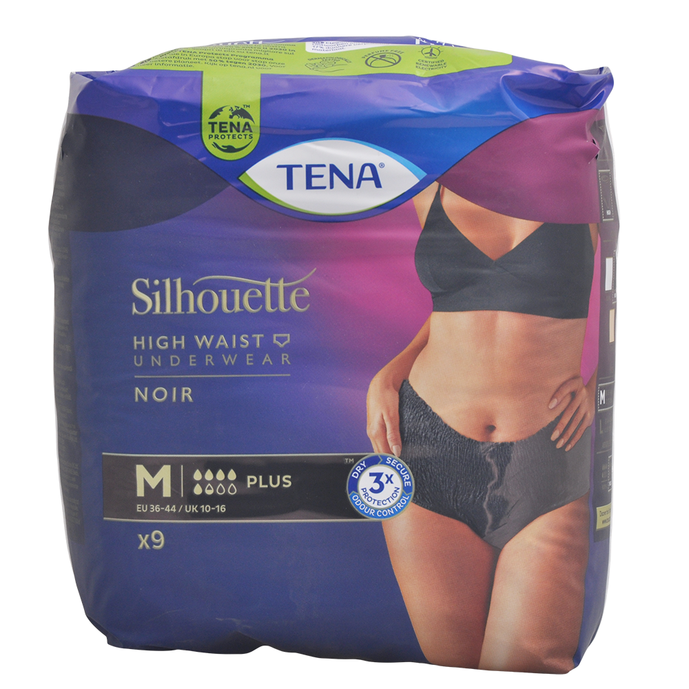 Tena Silhouette Plus Inkontinenstrusser | Str.Medium fra Tena på Mecindo.dk