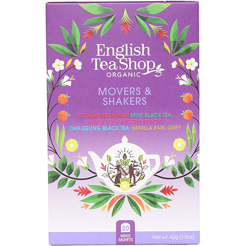 English Tea Shop Movers & Shakers Tea, Økologisk | 20 br fra English Tea Shop på Mecindo.dk