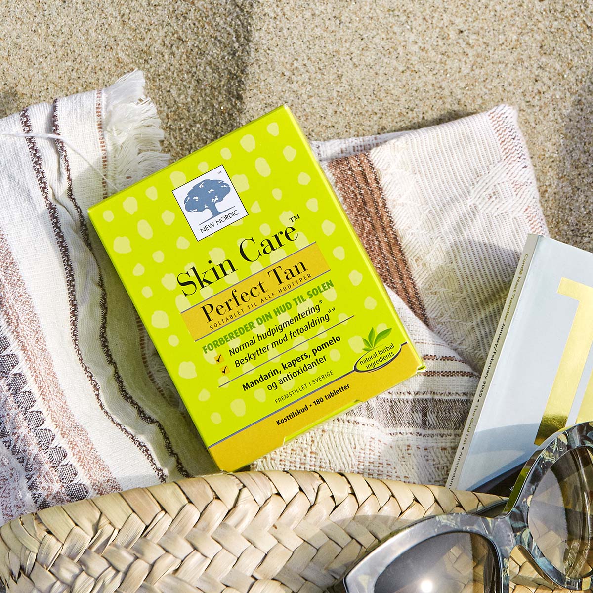 New Nordic Skin Care Perfect Tan | 180 Tabl. fra New Nordic på Mecindo.dk