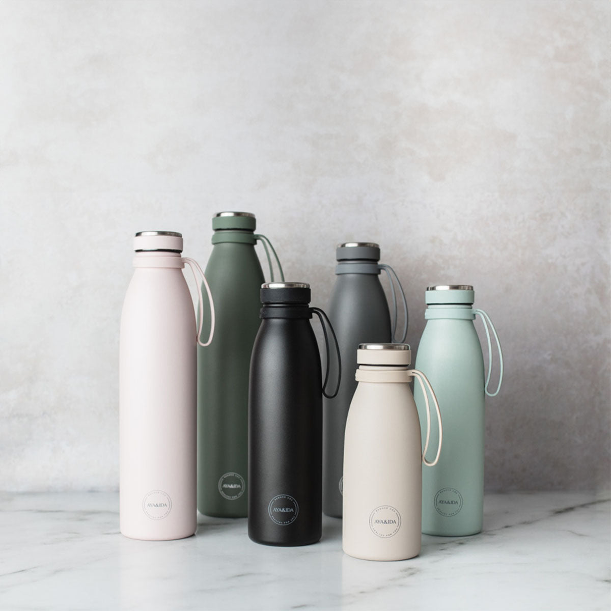 AYA&IDA Drinking Bottle 1000ml | Tropical Green fra AYA&IDA på Mecindo.dk