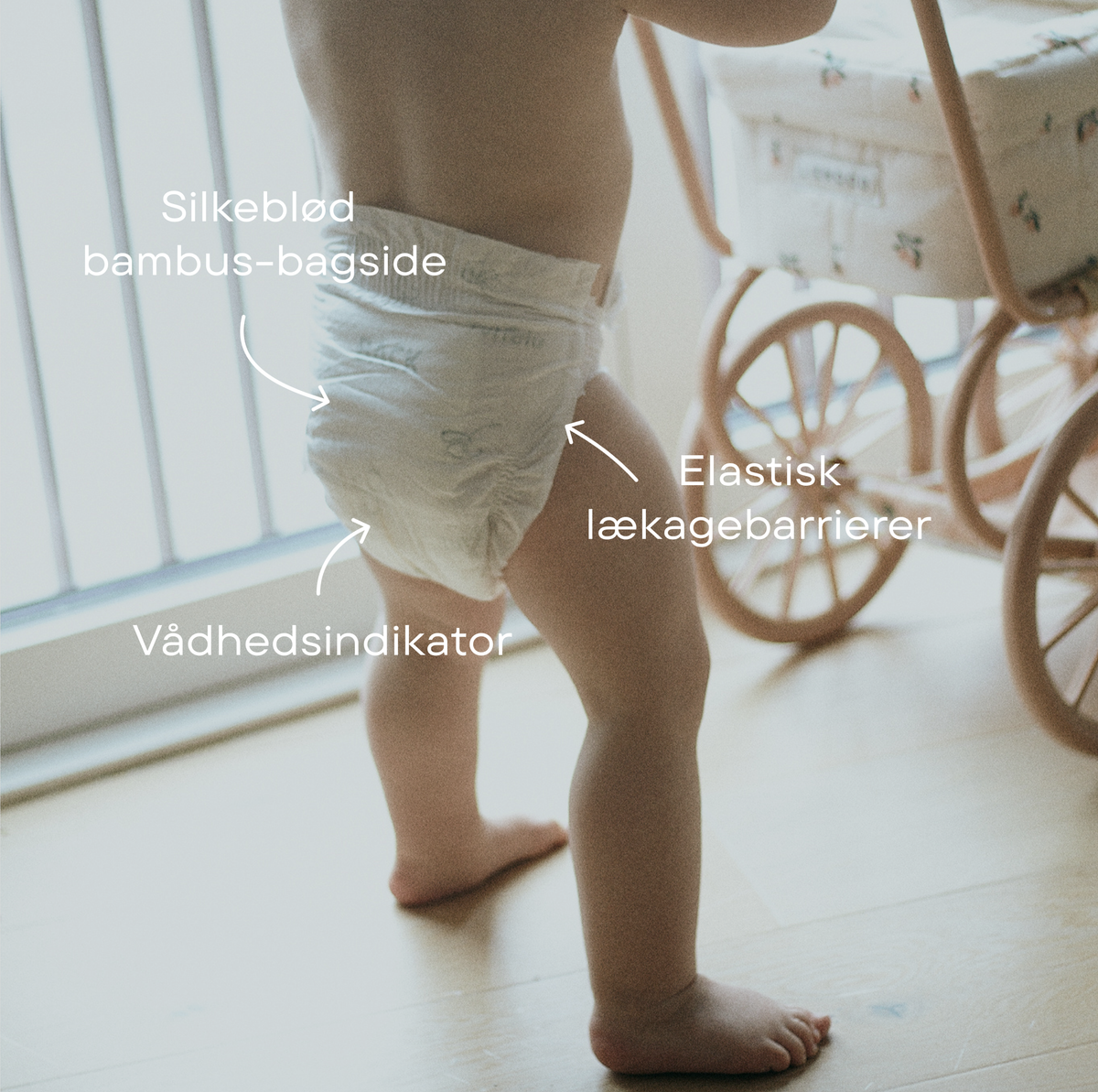 Bambus bleer til sensitiv hud | Tuttelu 3, 5-9 kg fra Tuttelu på Mecindo.dk