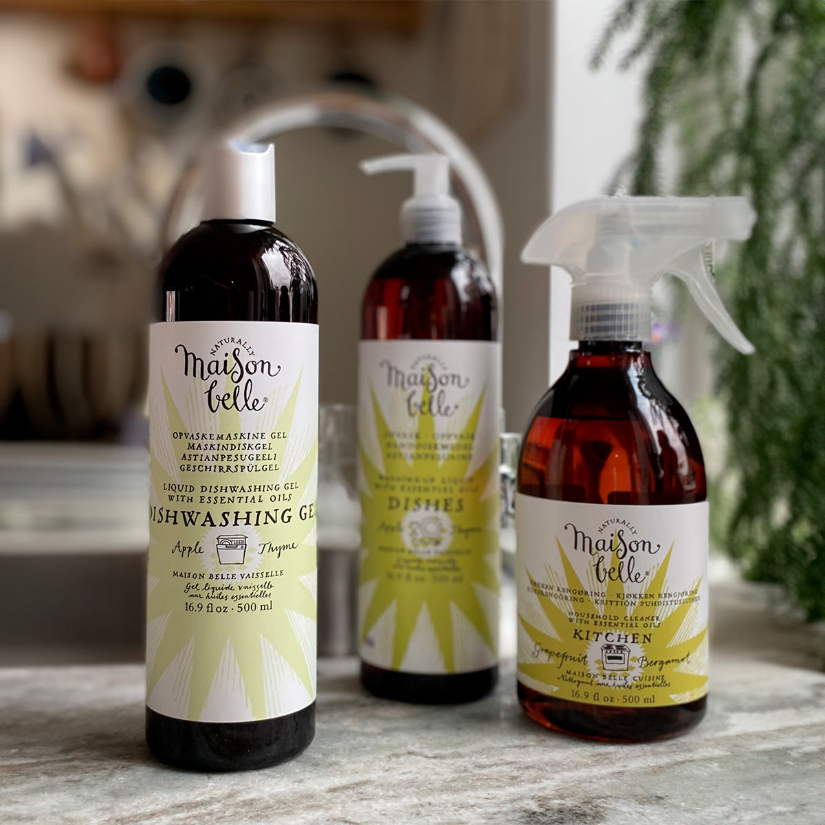 Dishwashing Gel, Apple/thyme, 500 Ml | 500 ml fra Mecindo.dk på Mecindo.dk