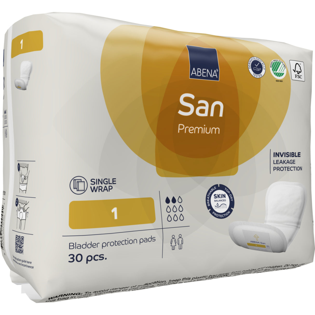 Abena San 1 | 30 stk fra Abena på Mecindo.dk