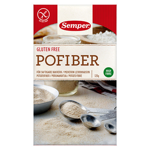 Semper Pofiber Glutenfri Kartoffelfiber | 125 gr fra Semper på Mecindo.dk