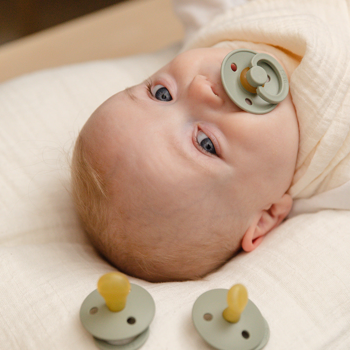 BIBS Colour Latex Size 2 Sage/Hunter Green 2 PACK fra BIBS på Mecindo.dk