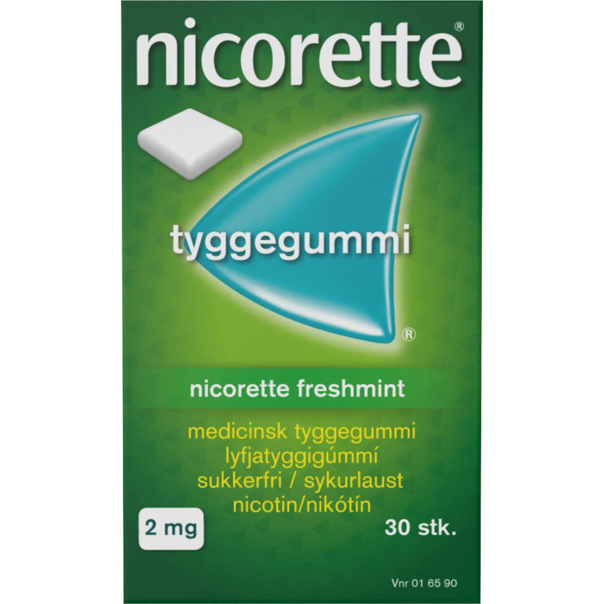 Nicorette Freshmint 2 mg fra Nicorette på Mecindo.dk