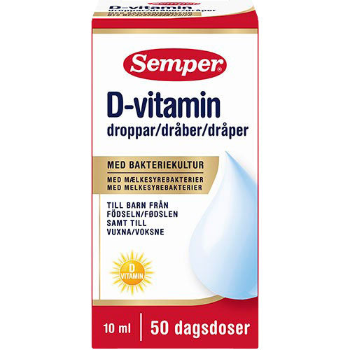 Semper D-vitamindråber | 10 ml fra Semper på Mecindo.dk