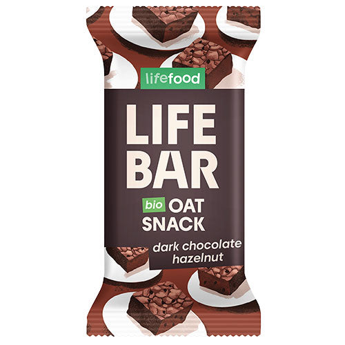 Lifebar Havrebar Brownie Økologisk | 40 gr fra Lifefood på Mecindo.dk