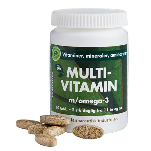 DFI Multivitamin | 60 Tabl. fra Grønne dfi vitaminer på Mecindo.dk