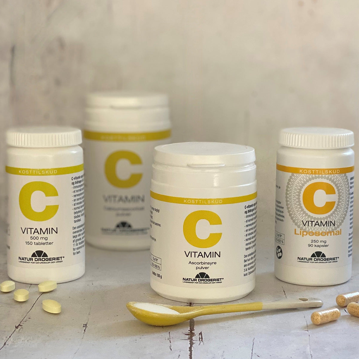 Natur-Drogeriet C Vitamin 500 Mg | 150 Tabl. fra Natur-Drogeriet på Mecindo.dk