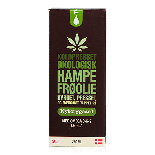 Nyborggaard Hampefrøolie Økologisk | 250 ml fra Nyborggaard på Mecindo.dk