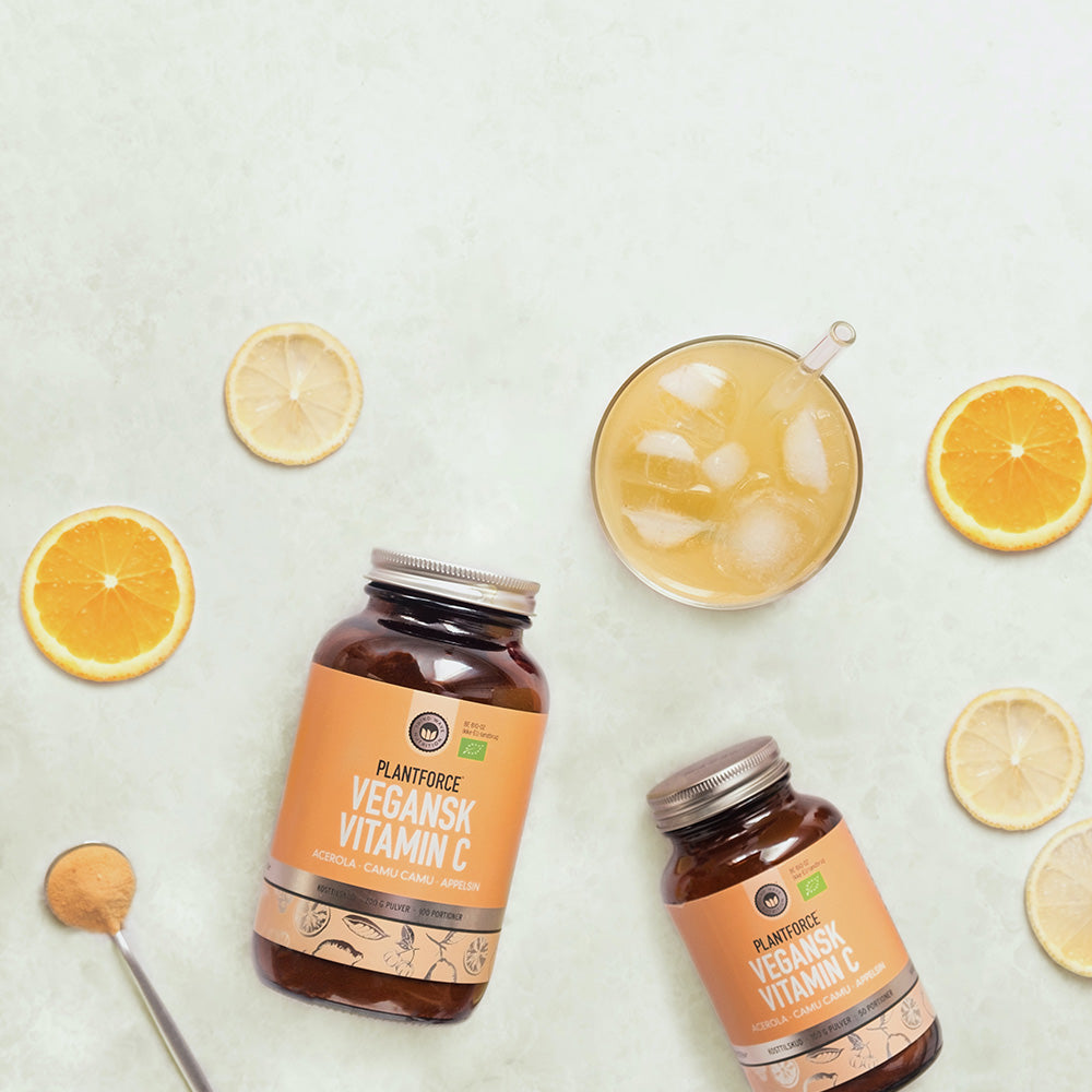Plantforce Vitamin C Vegansk Ø | 200 gr fra Plantforce på Mecindo.dk