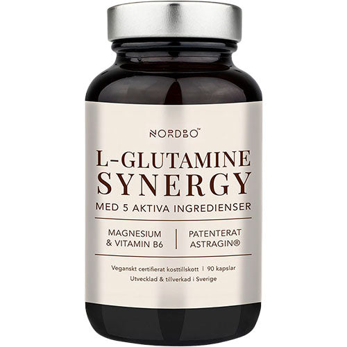Nordbo L-Glutamine Synergy | 90 kapsler fra NORDBO på Mecindo.dk