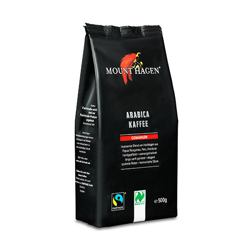 Mount Hagen Kaffe Arabica Malet Økologisk | 500 gr fra Mount Hagen på Mecindo.dk