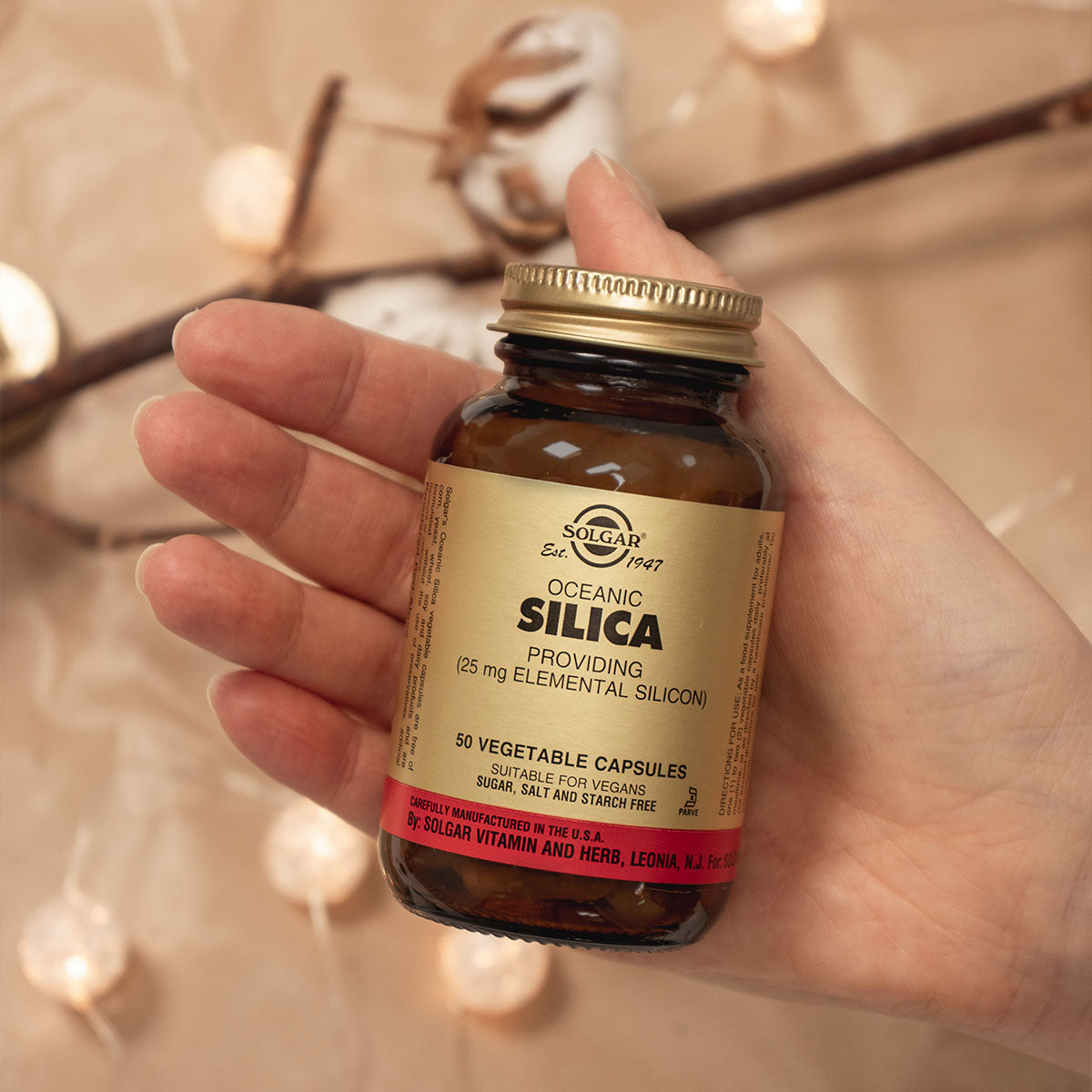 Solgar Oceanic Silica | 50 kapsler fra Solgar på Mecindo.dk