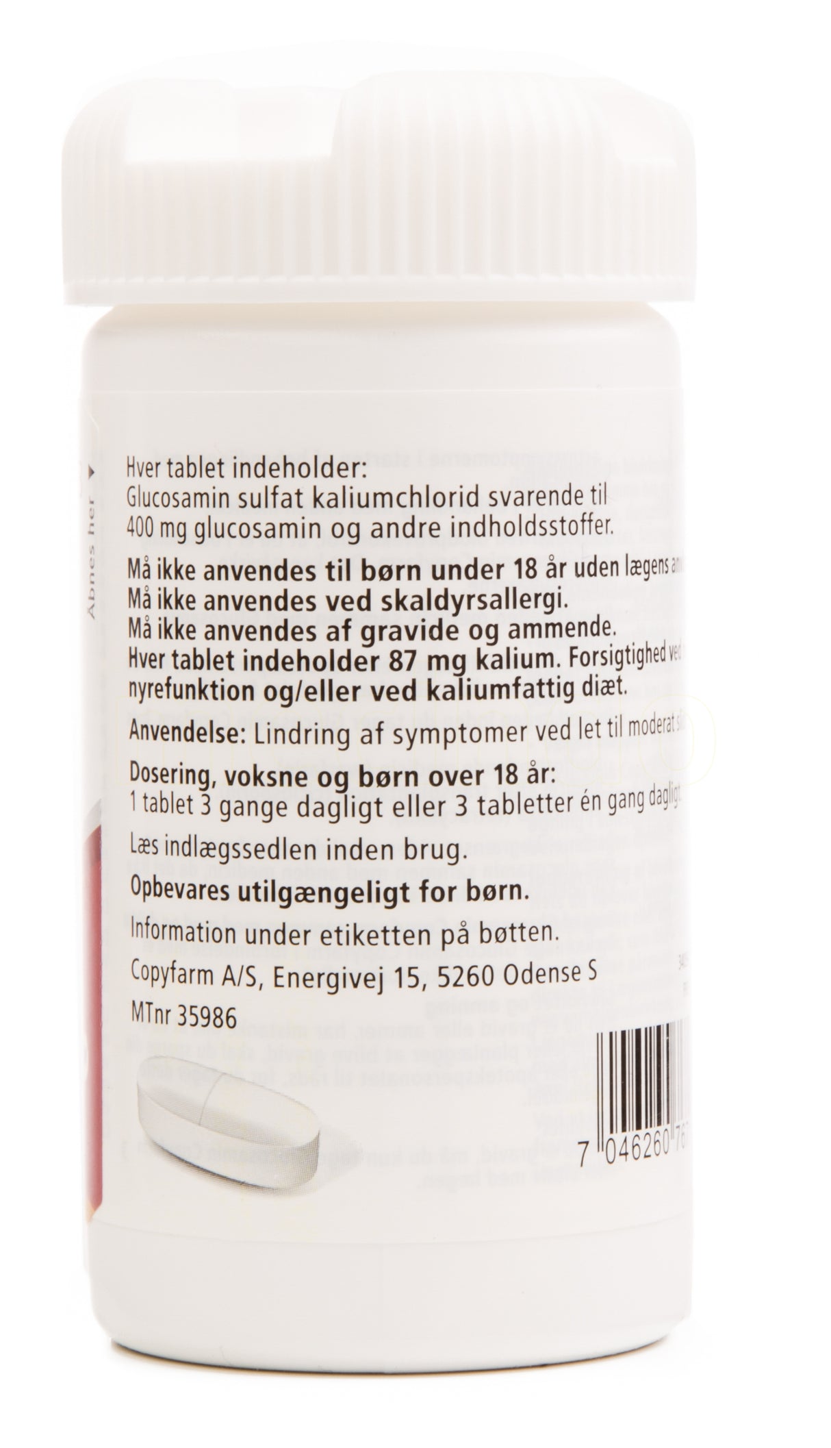 Orifarm Glucosamin Copyfarm | 90 Tabl. fra Orifarm på Mecindo.dk