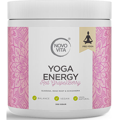 Novo Vita Yoga Energy Red Grape/berry | 300 gr fra Novo Vita på Mecindo.dk