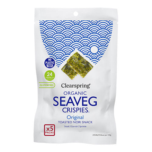 Clearspring Tang Chips Økologisk (20 gr) | Seaveg Crispies fra Clearspring på Mecindo.dk