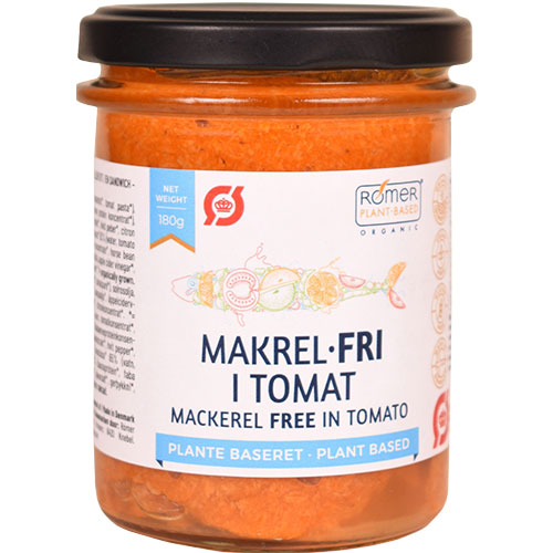 Rømer Plantebaseret Makrel I Tomat Økologisk | 180 gr fra Rømer på Mecindo.dk