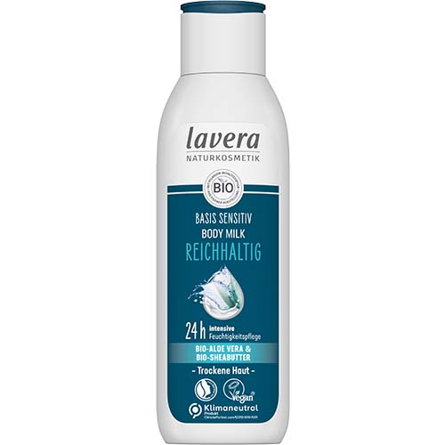 lavera Body Lotion Rich Basis Sensitiv | 250 ml fra lavera på Mecindo.dk