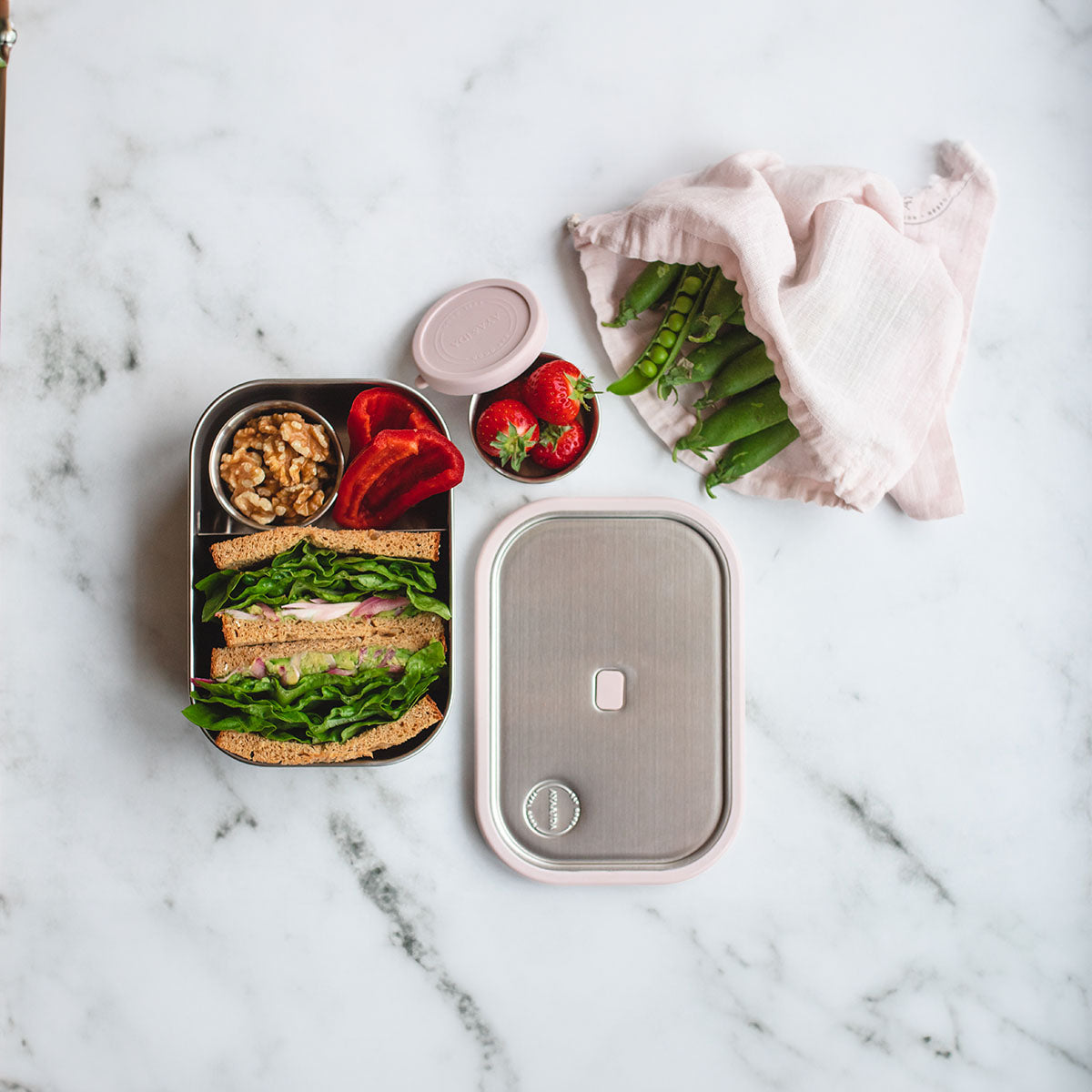 AYA&IDA Lunch Box | Soft Rose fra AYA&IDA på Mecindo.dk