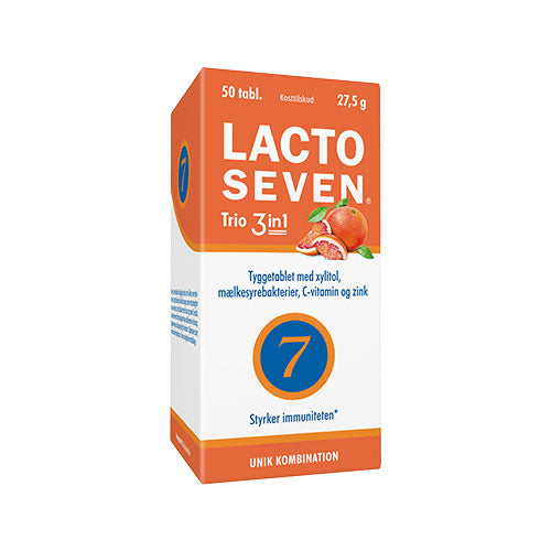 LactoSeven Trio | 50 Tabl. fra LactoSeven på Mecindo.dk