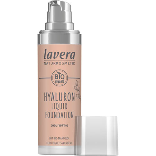 lavera Foundation Cool Ivory 02 Hyaluron Liquid | 30 ml fra lavera på Mecindo.dk