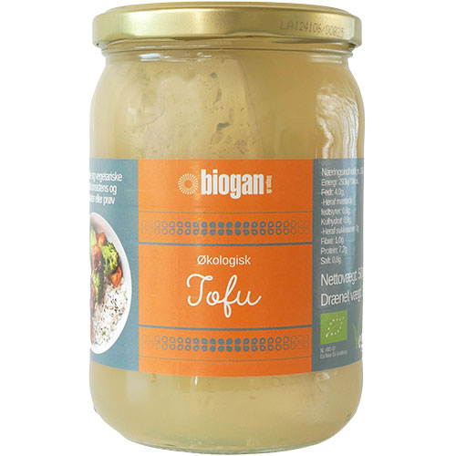 Biogan Tofu Naturel Økologisk | 500 gr fra Biogan på Mecindo.dk