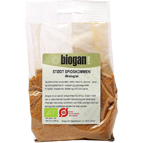 Biogan Økologisk Stødt Spidskommen | 100 gr fra Biogan på Mecindo.dk