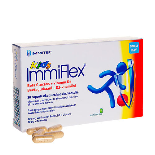 Immiflex Kids | 30 kapsler fra Immiflex på Mecindo.dk