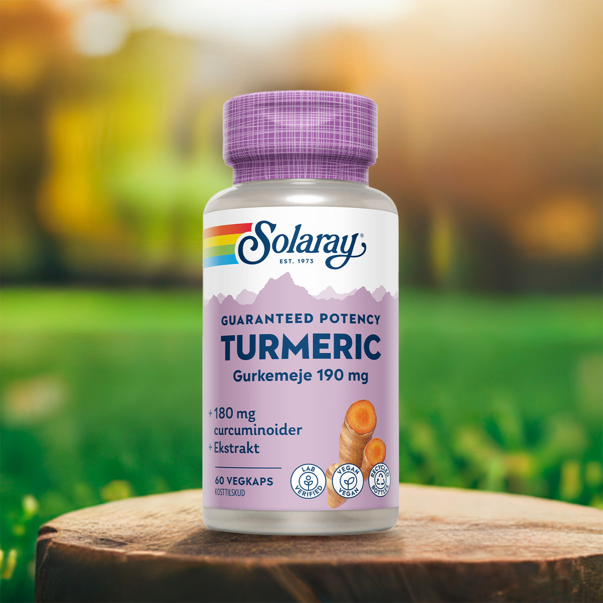 Solaray Turmeric | 60 kapsler fra Solaray på Mecindo.dk