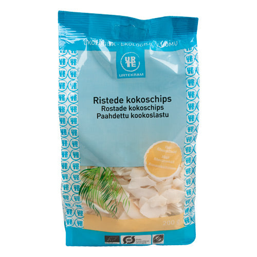 Urtekram Kokoschips Ristede Økologisk | 200 gr fra Urtekram på Mecindo.dk