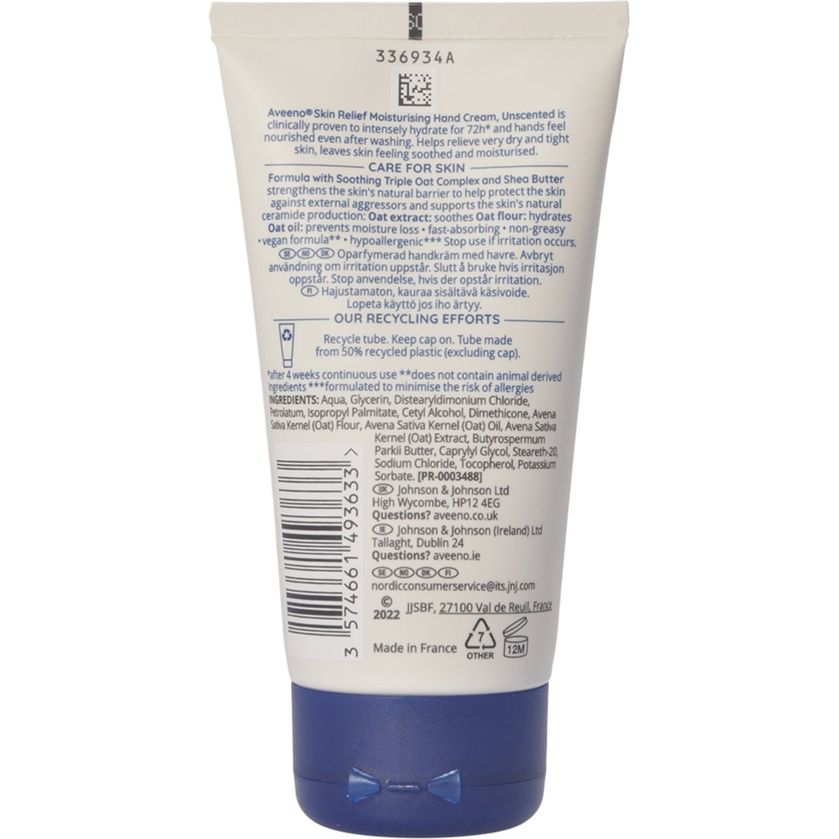 Aveeno Skin Relief Hand Cream | 75 ml fra Aveeno på Mecindo.dk