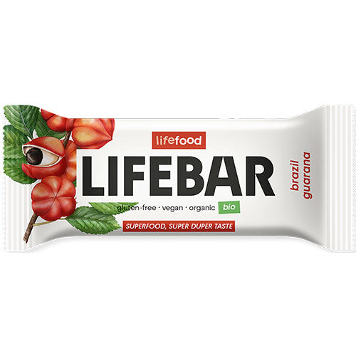 Lifebar Paranød Guarana Økologisk | 40 gr fra Lifefood på Mecindo.dk