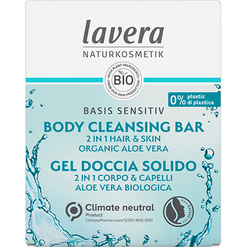 lavera Body Cleansing Bar 2in1 - Basis Sensitiv | 50 gr fra lavera på Mecindo.dk