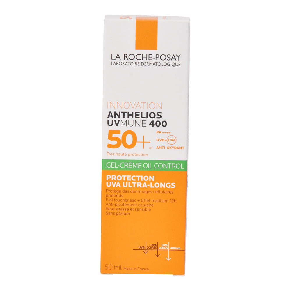 La Roche Posay Anthelios Dry Touch Oil Control Gel Cream Spf50+ | 50 ml fra La Roche Posay på Mecindo.dk