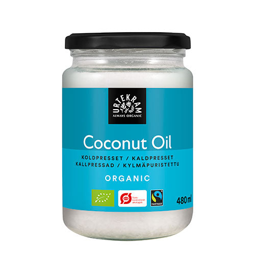 Urtekram Kokosolie Koldpresset Økologisk | 480 ml fra Urtekram på Mecindo.dk