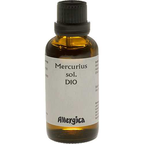 Allergica Mercurius Sol. D10 | 50 ml fra Allergica på Mecindo.dk