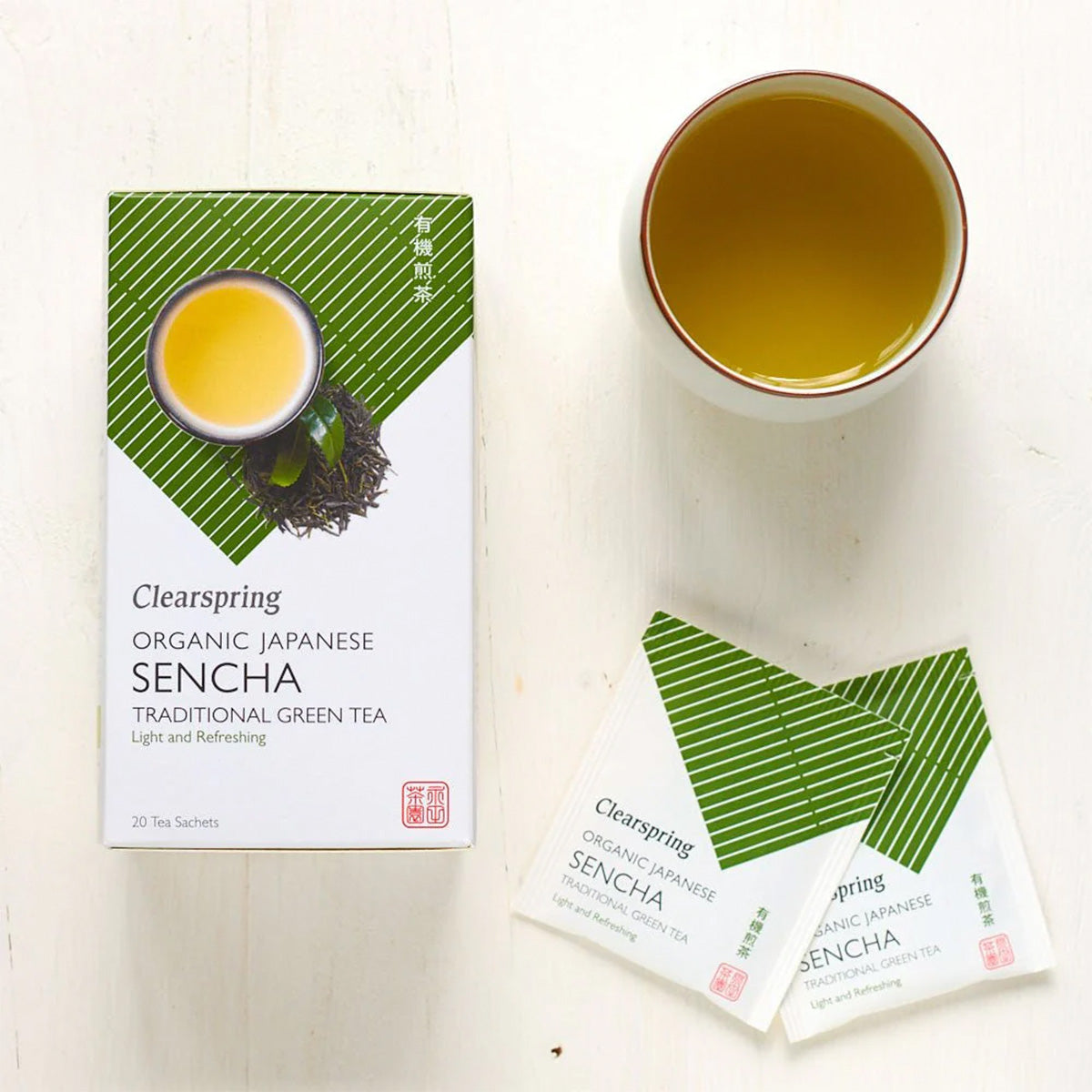 Clearspring Japansk Sencha Grøn Te Økologisk | 20 br fra Clearspring på Mecindo.dk