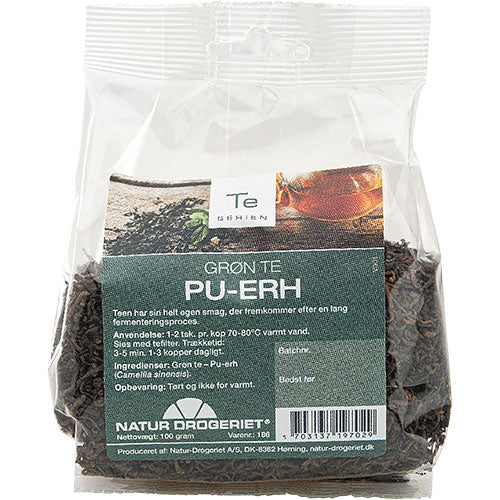Natur-Drogeriet Pu-erh Te | 100 gr fra Natur-Drogeriet på Mecindo.dk