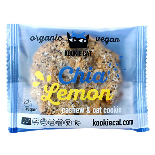 Kookie Cat Chia Lemon Ø | 50 gr fra Kookie Cat på Mecindo.dk