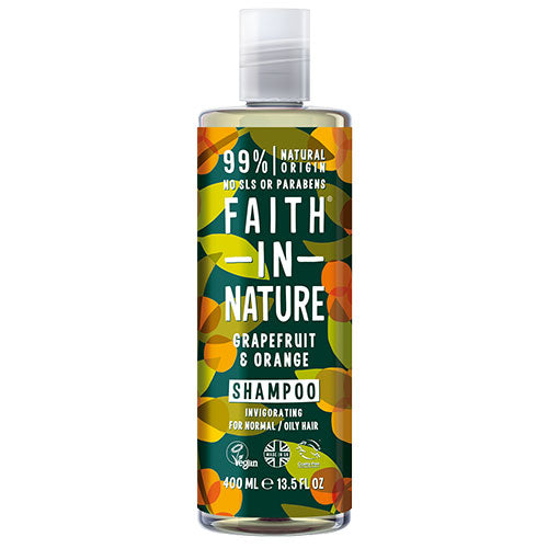 Faith in Nature Shampoo (400 ml) | Grape Og Orange fra Faith in Nature på Mecindo.dk