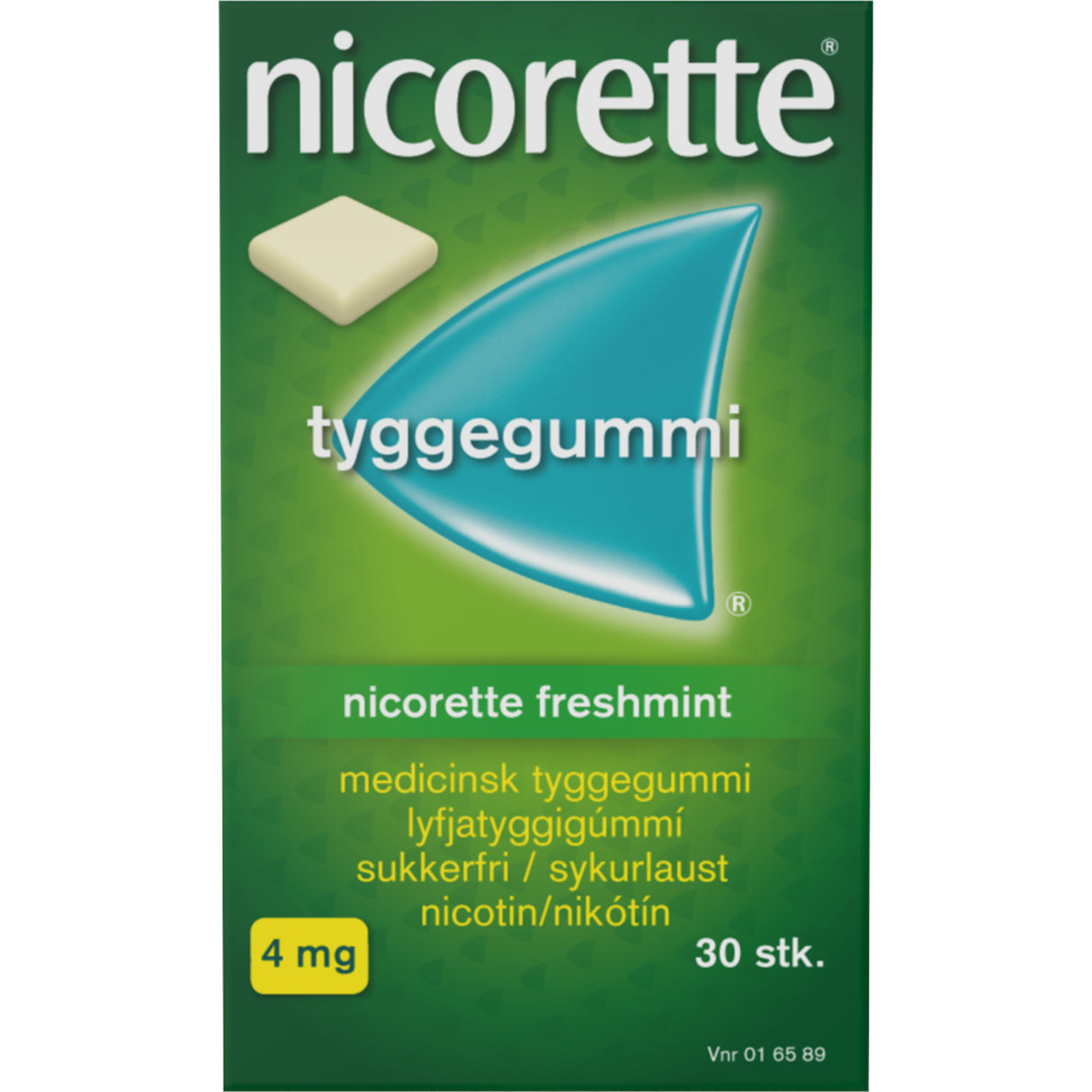Nicorette Freshmint 4 mg fra Nicorette på Mecindo.dk