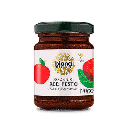 Biona Organic Pesto Rød Økologisk | 120 gr fra Biona Organic på Mecindo.dk