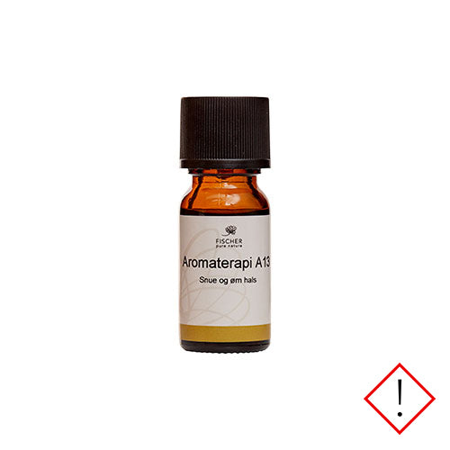Fischer Pure Nature Aromaterapi A13 - Snue & Øm Hals | 10 ml fra Fischer Pure Nature på Mecindo.dk