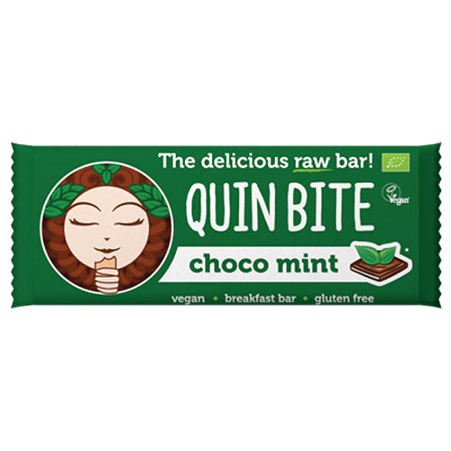 Quin Bite Choco Mint Bar - | 30 gr fra Quin Bite på Mecindo.dk