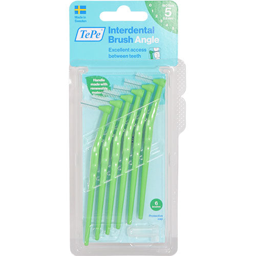 TePe Angle Mellemrumstandbørster Grøn | 6 stk
