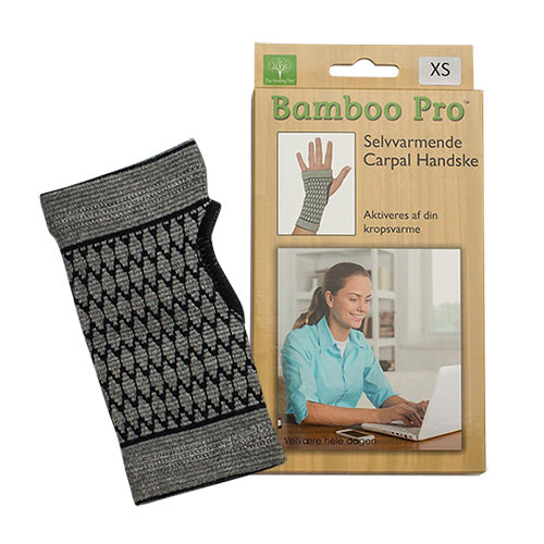 Bamboo Pro Carpal Handske | Str. Xs fra Bamboo Pro på Mecindo.dk