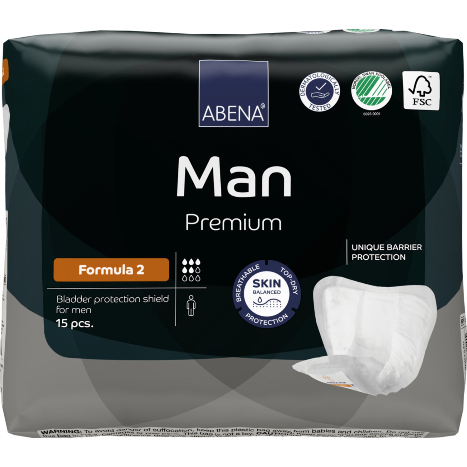Abena Man Formula 2 | 15 stk fra Abena på Mecindo.dk