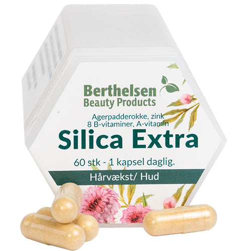 Berthelsen Silica Extra | 60 kapsler fra Berthelsen på Mecindo.dk